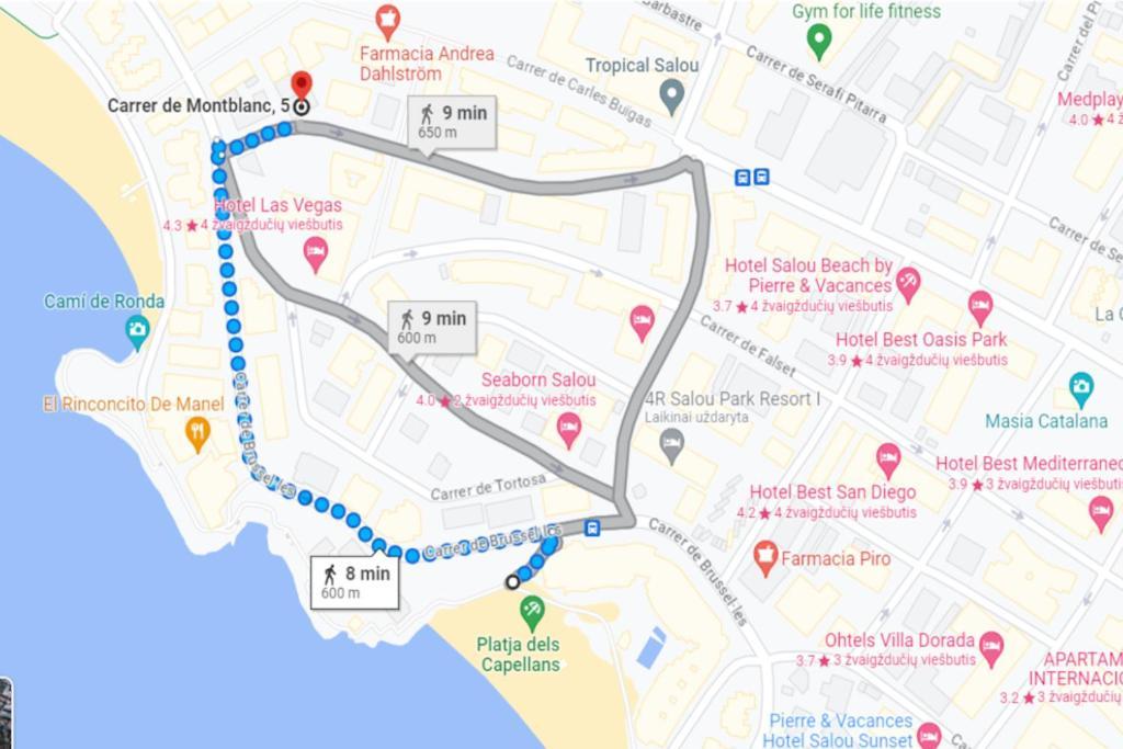 Azul 2 Bedroom Apartment In Salou Tarragona Εξωτερικό φωτογραφία